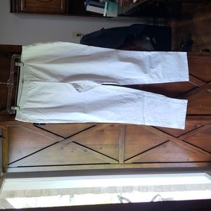 Jessica London white lightweight Jeans, Size 18W Elastic waist